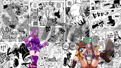 Jewelry Bonney Manga TCG Playmat – One Piece Anime Card Game Mat