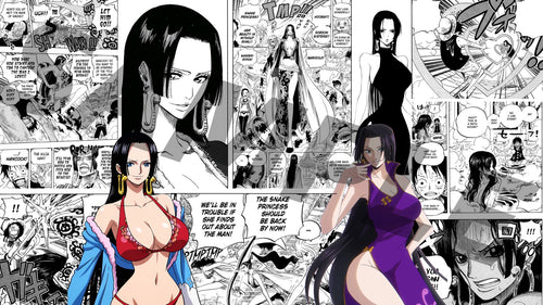 Boa Hancock Manga TCG Playmat – One Piece Anime Card Game Mat